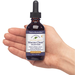 Native Remedies Mucus-Clear Nighttime dropper with measured dose