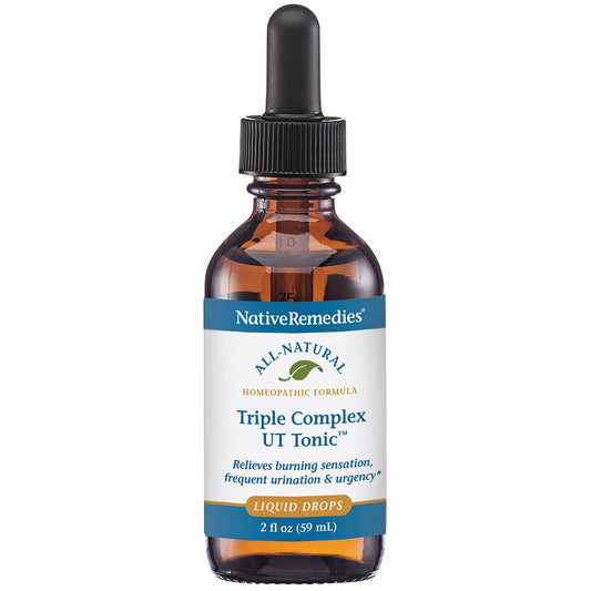 Native Remedies UT Tonic bottle, convenient liquid form for on-the-go urinary support.