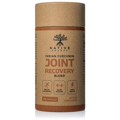 Native Source Indian Curcumin bottle front with sustainable, BPA-free packaging for daily joint support.