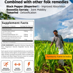 Native Source Indian Curcumin packaging biodegradable bottle underscores eco-friendly design.