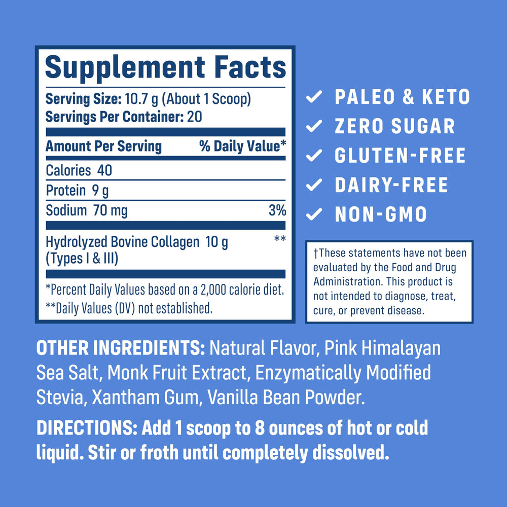 NativePath Collagen Peptides scoop-dispensing for easy mixing