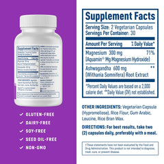 NativePath Native Balance ashwagandha capsules close-up highlights high-absorption formula.