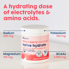 NativePath Native Hydrate in use by athletes during training
