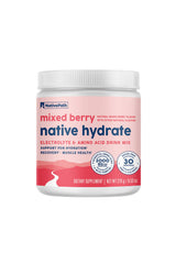 NativePath Native Hydrate bottle pouring for on-the-go hydration