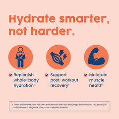 NativePath Native Hydrate mixed in water creates a peach mango drink.