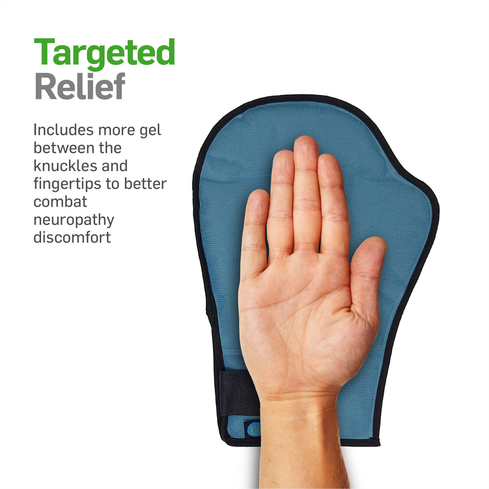 NatraCure at-home therapy in use for neuropathy management.