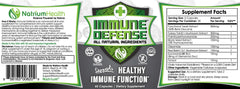Natrium Health Immune Defense capsules daily-use scene with water for easy onboarding