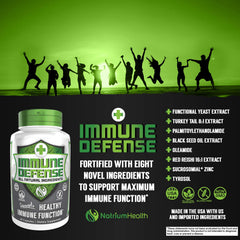 Natrium Health Immune Defense capsules ingredients label emphasizes eight key botanicals