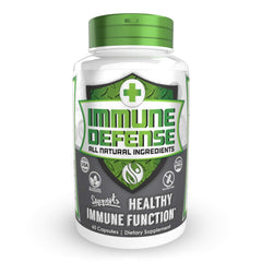 Natrium Health Immune Defense capsules jar showing daily immune support packaging