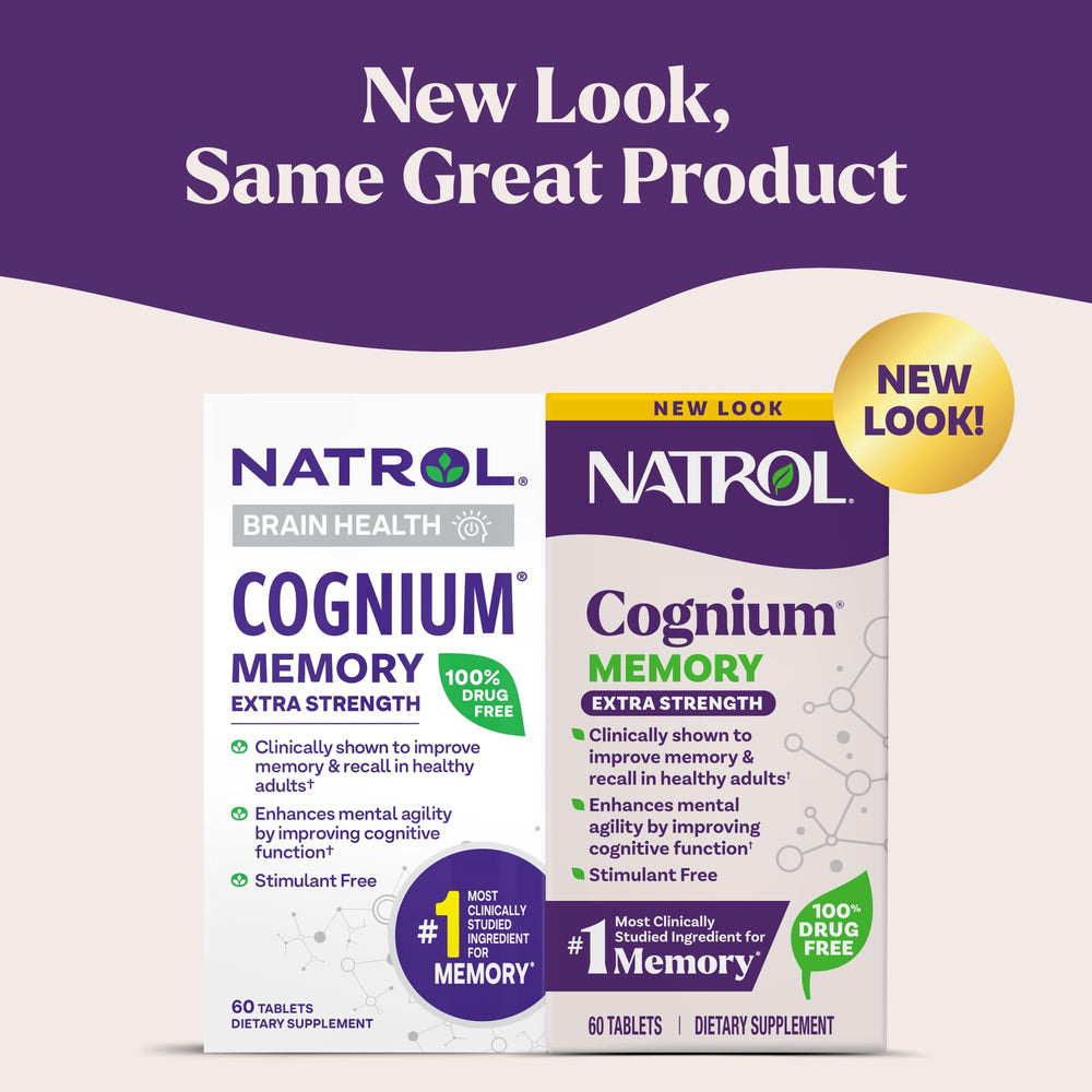 Silkworm protein ingredient in Natrol Cognium Memory supports memory function.