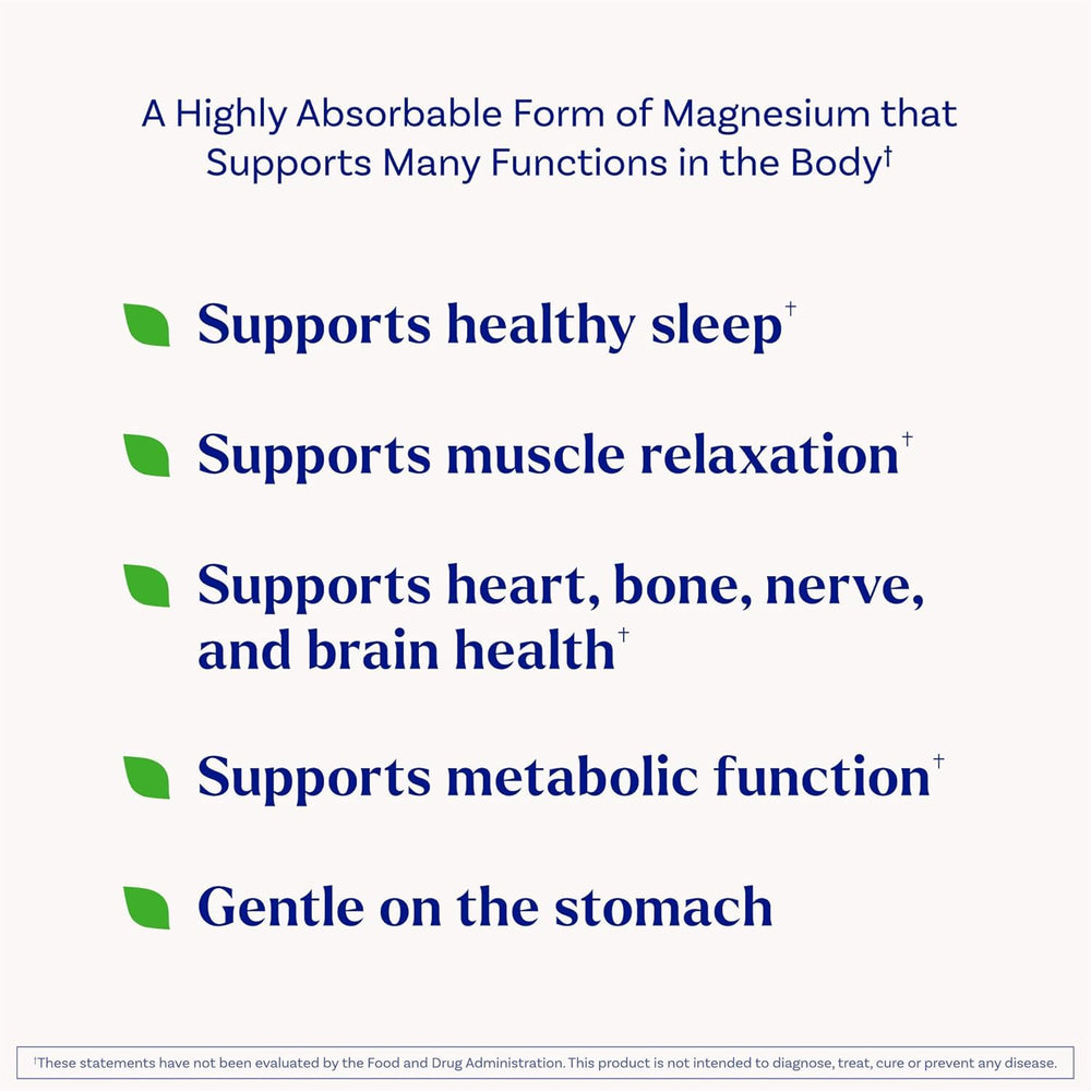 Natrol Magnesium Glycinate chews packaging emphasizes on-the-go convenience.