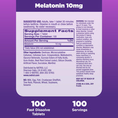 Vegetarian, drug-free sleep aid label on the bottle.