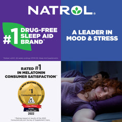 Natrol strawberry flavored gummies texture for enjoyable nightly use