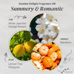 Natscent Jasmine Delight in-use diffuser distributing enduring fragrance
