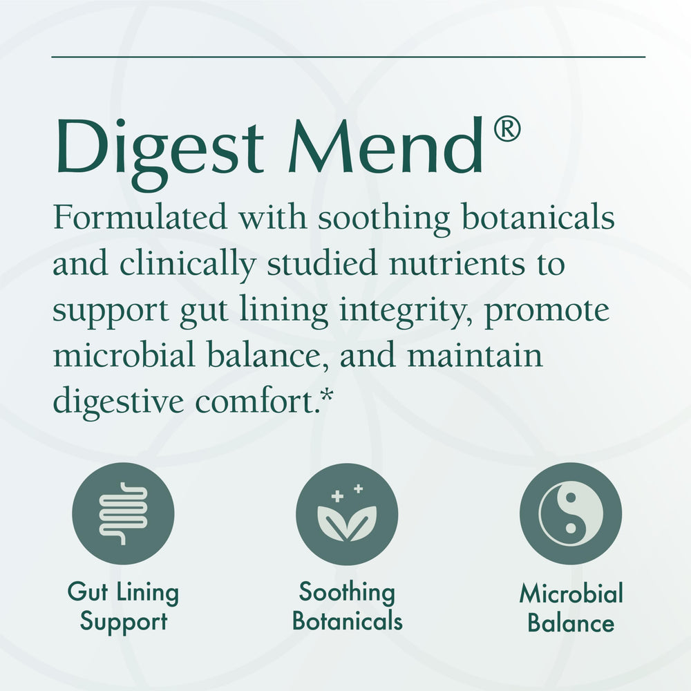 Digest Mend mastic gum ingredient supports gut-friendly balance
