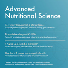 Softgels of Mito-Gevity ready for easy daily supplementation.