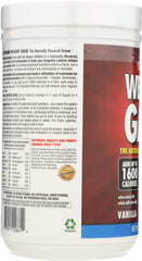 Naturade No-preservatives weight gain label highlights clean ingredient promise.
