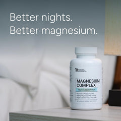 Natural Approach nightly routine setup with magnesium capsules.