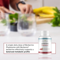 Natural BioScience Non-GMO label next to Berberine capsules