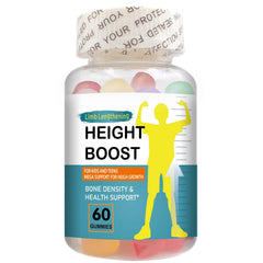 Natural Curves Height Boost bottle shown for growing kids and teens