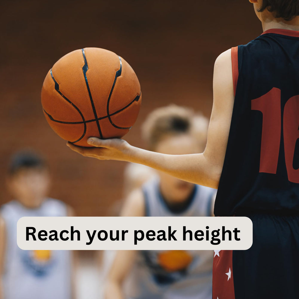 Natural Curves Height Boost for kids and teens shown as daily supplement