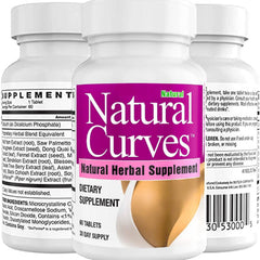 Natural Curves shelf display implying easy access to a natural wellness supplement