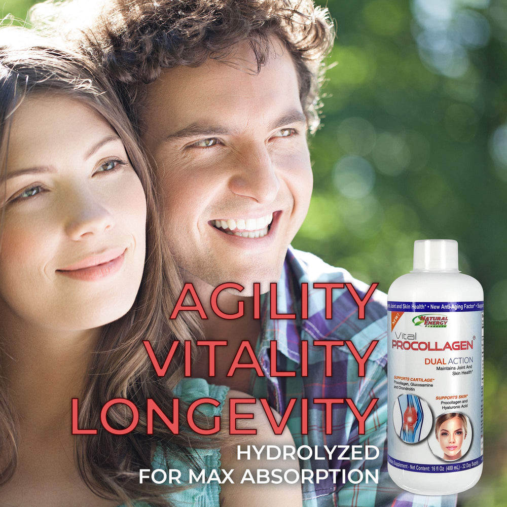 Natural Energy Vital Procollagen snickerdoodle flavor in a glass for a tasty routine.