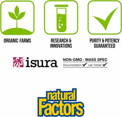 Carbon-neutral facility badge signaling sustainable production by Natural Factors