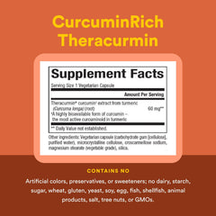 Natural Factors CurcuminRich Theracurmin packaging box displayed for retail appeal