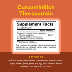 Natural Factors CurcuminRich Theracurmin third-party purity certificate