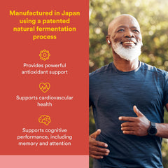 Natural Factors PQQ-10 softgels close-up highlighting easy-to-swallow capsules.