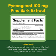 Natural Factors Pycnogenol capsules close-up for daily wellness