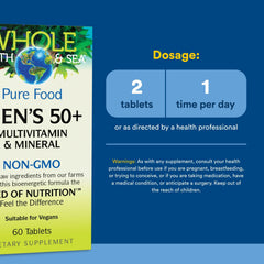 Natural Factors serving scoop illustrating two-tablet daily serving