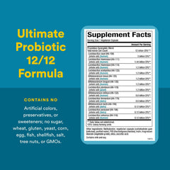Natural Factors Ultimate Probiotic 12/12 pour image suggesting easy daily intake.