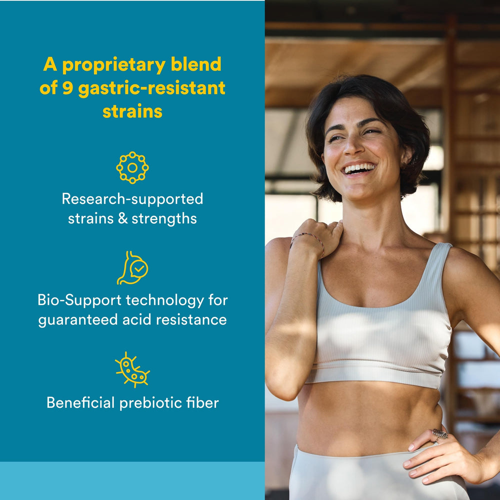 Natural Factors Ultimate Probiotic Critical Care bottle back with directions for gut balance and immune support