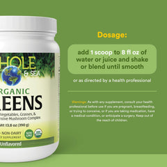 Vegan Whole Foods Supplement tub ready to mix by Natural Factors