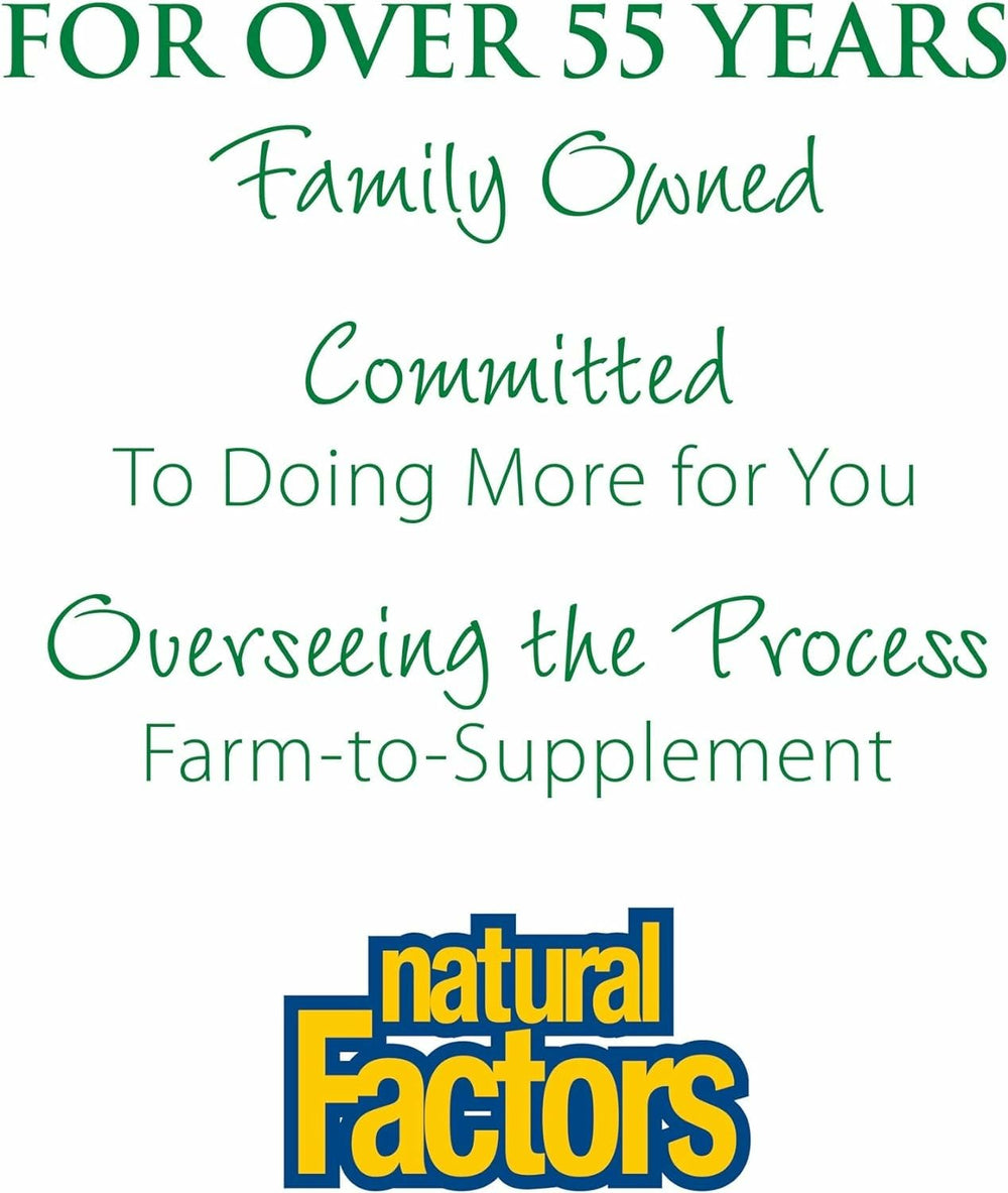 Natural Factors Whole Earth & Sea free-from dairy and GMOs for clean nutrition