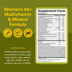 Calcium and selenium blend in the Natural Factors formula for bone support.