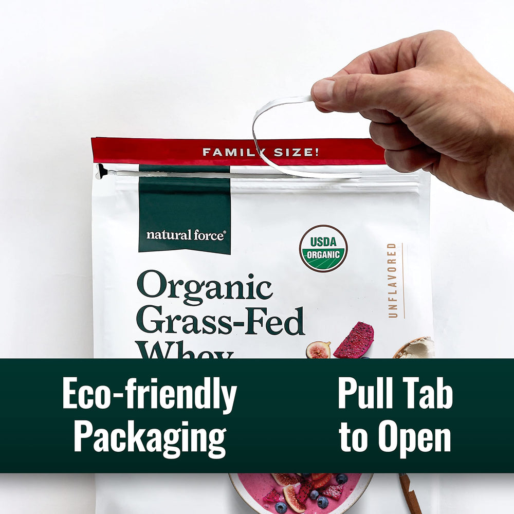 Natural Force lab-tested seal signals quality and purity.