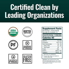 Natural Force organic grass-fed beef sources emphasize clean, GMO-free ingredients
