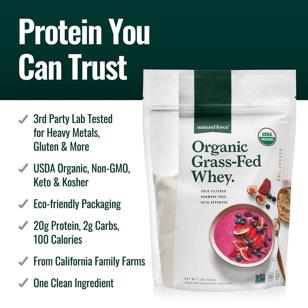 Natural Force packaging pouch front emphasizes eco-friendly design and recyclable materials.