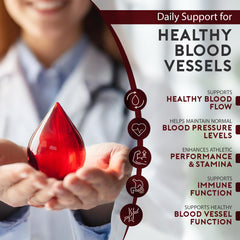 Natural Heart Doctor Vessel Support powder dissolves quickly in water