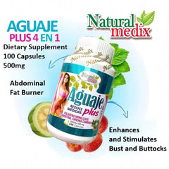 Natural Medix Aguaje Plus fruit imagery suggesting natural nourishment