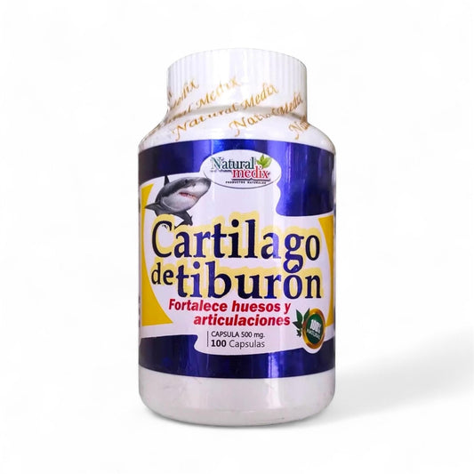 Natural Medix Cartilage bottle front label shows Peruvian sourcing for joint support