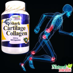 Natural Medix Cartilage ingredients close-up: glucosamine and chondroitin