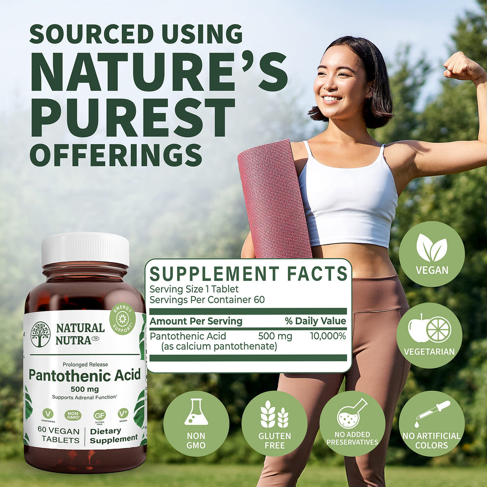 Natural Nutra amber glass bottle emphasizes purity and eco-friendly packaging.