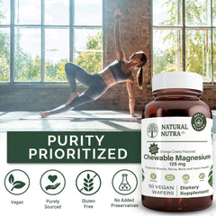 Natural Nutra label details emphasize purity, vegan and non-GMO ingredients.