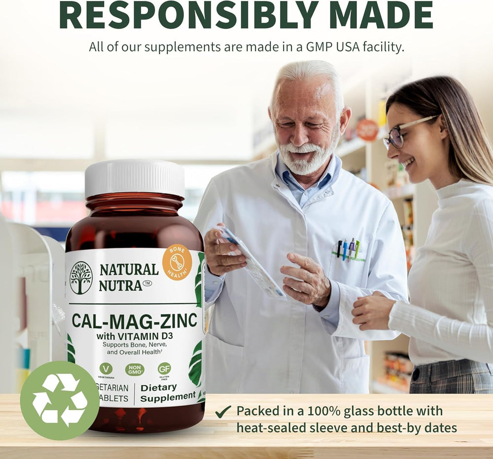 Natural Nutra CMZ digestion-scene suggesting magnesium supports digestion comfort.