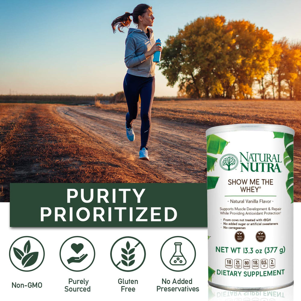 Natural Nutra whey with L-Glutamine supports digestion-friendly nutrition.