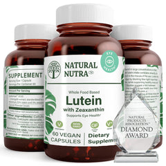Natural Nutra lutein and zeaxanthin bottle for daily eye health support